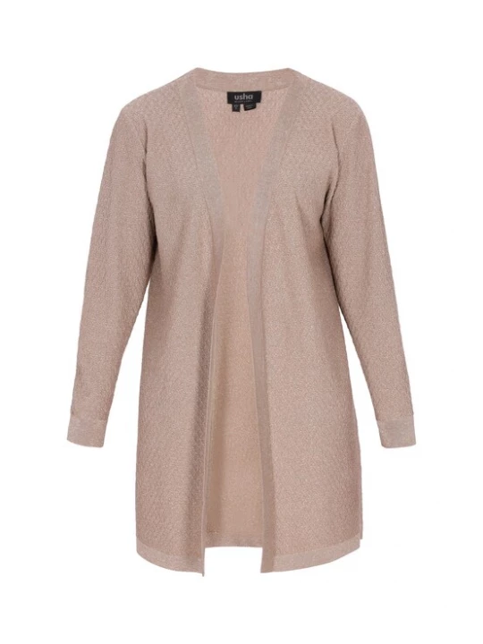 Foto van product usha BLACK LABEL Gebreid vest 'Classic' poederroze