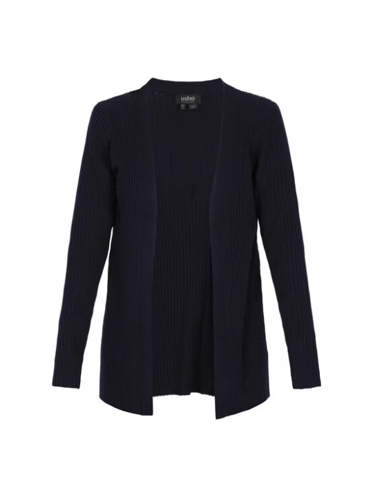 Foto van product usha BLACK LABEL Gebreid vest donkerblauw