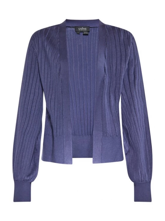 Foto van product usha BLACK LABEL Gebreid vest donkerblauw