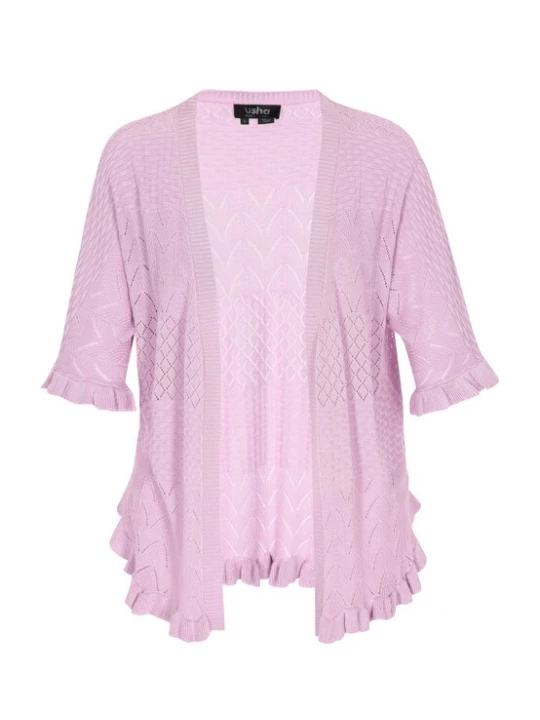 Foto van product usha BLACK LABEL Gebreid vest 'Fashion Look' lila