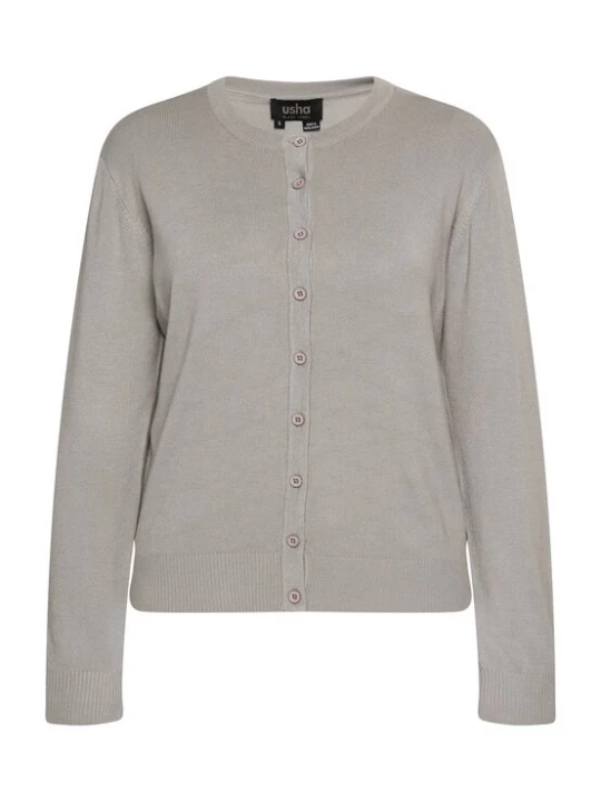 Foto van product usha BLACK LABEL Gebreid vest grijs