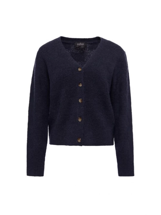 Foto van product usha BLACK LABEL Gebreid vest navy