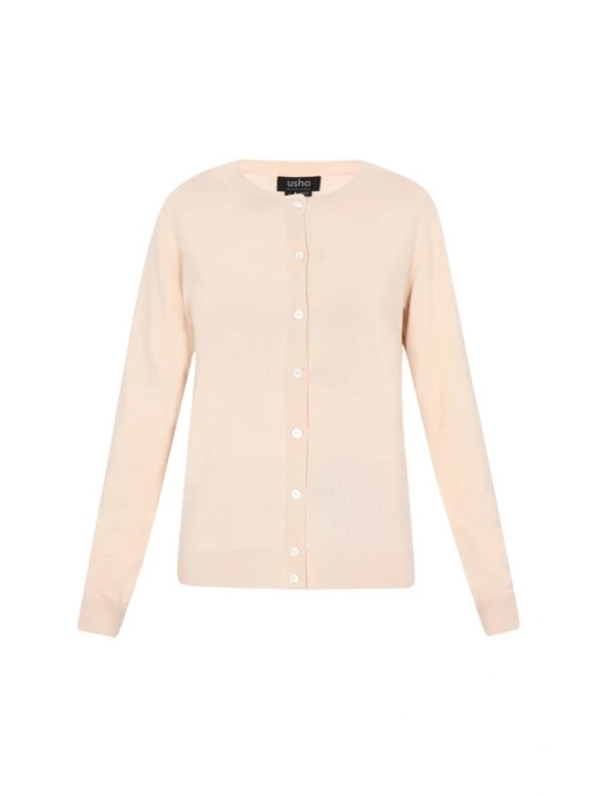 Foto van product usha BLACK LABEL Gebreid vest nude