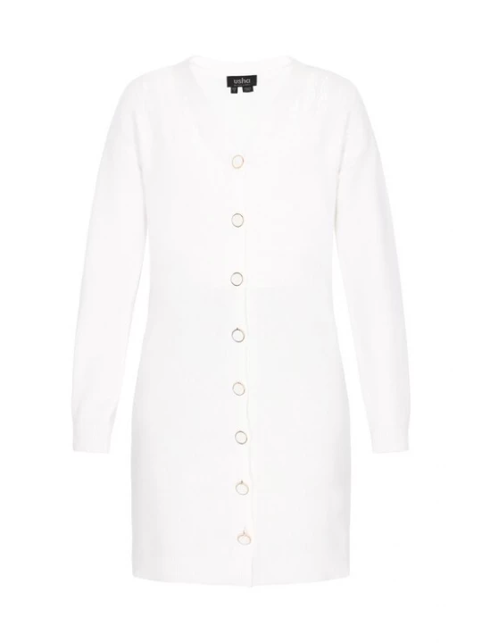 Foto van product usha BLACK LABEL Gebreid vest offwhite