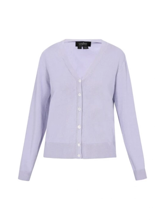 Foto van product usha BLACK LABEL Gebreid vest pastellila