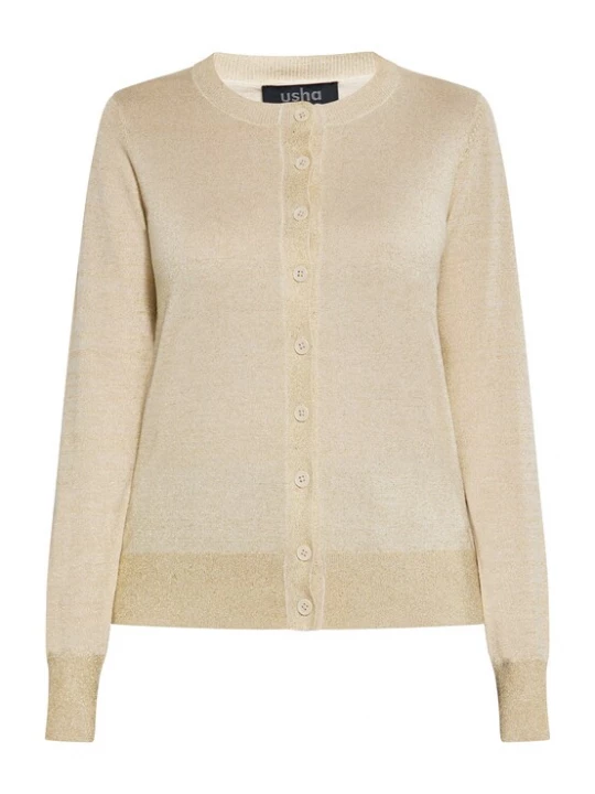 Foto van product usha BLACK LABEL Gebreid vest sand