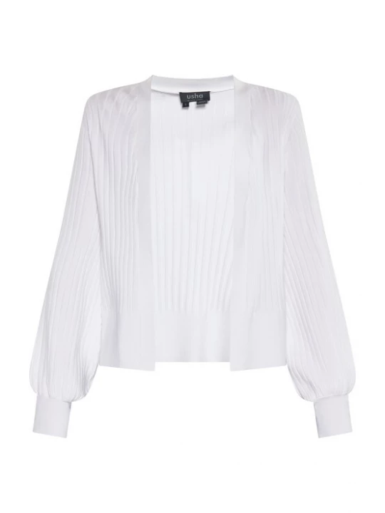 Foto van product usha BLACK LABEL Gebreid vest wit