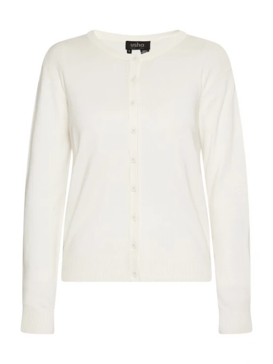Foto van product usha BLACK LABEL Gebreid vest wolwit