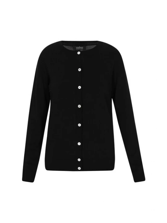 Foto van product usha BLACK LABEL Gebreid vest zwart