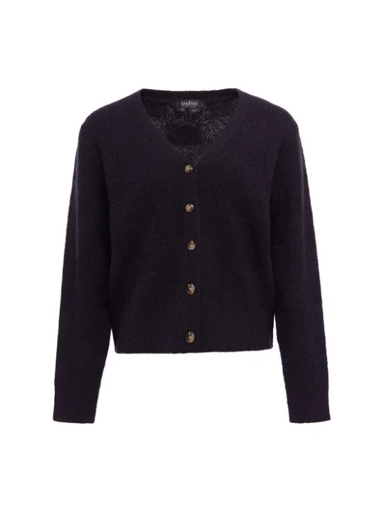 Foto van product usha BLACK LABEL Gebreid vest zwart