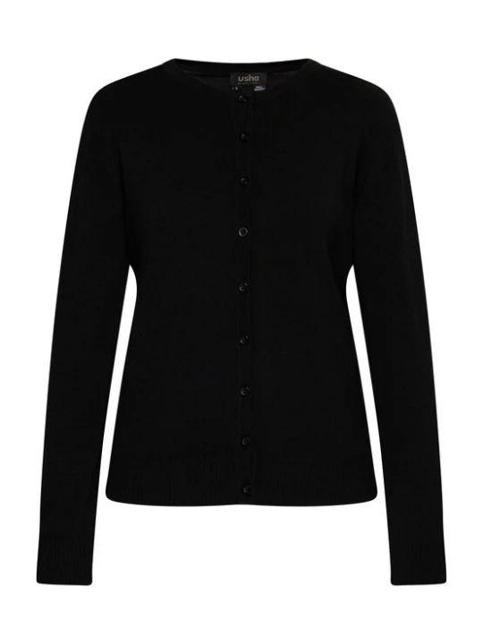 Foto van product usha BLACK LABEL Gebreid vest zwart