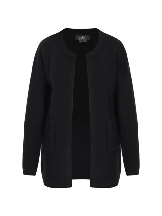 Foto van product usha BLACK LABEL Gebreid vest zwart