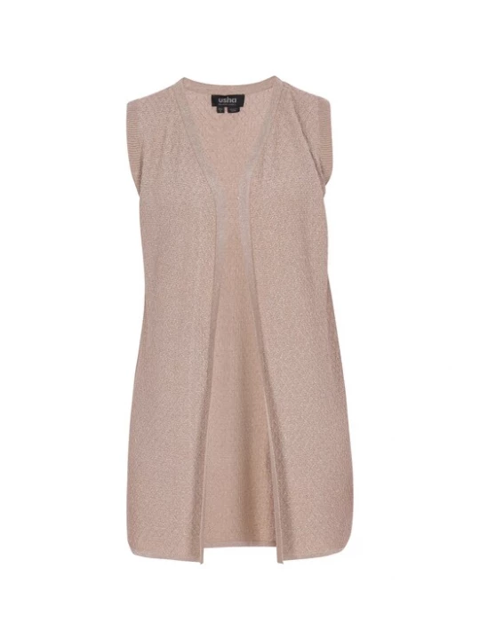 Foto van product usha BLACK LABEL Gebreide bodywarmer 'Classic' nude