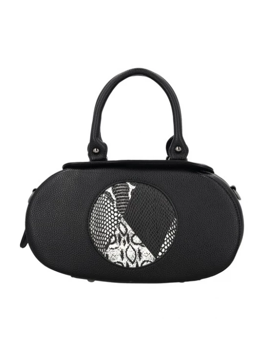 Foto van product usha BLACK LABEL Handtas zwart / wit