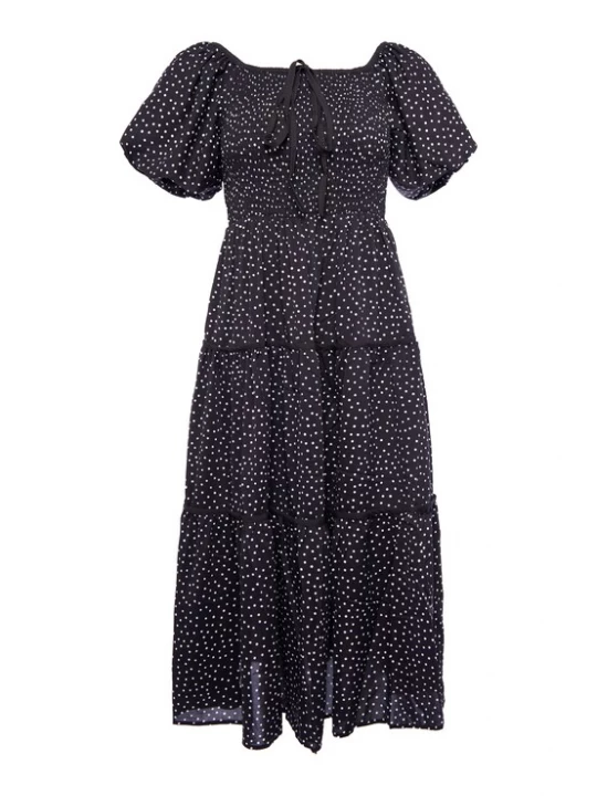 Foto van product usha BLACK LABEL Jurk zwart