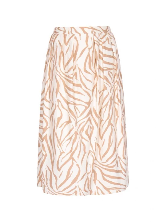 Foto van product usha BLACK LABEL Rok 'Festival' donkerbeige / offwhite