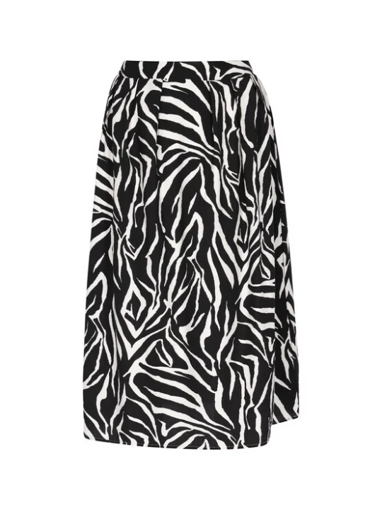 Foto van product usha BLACK LABEL Rok 'Festival' zwart / wit