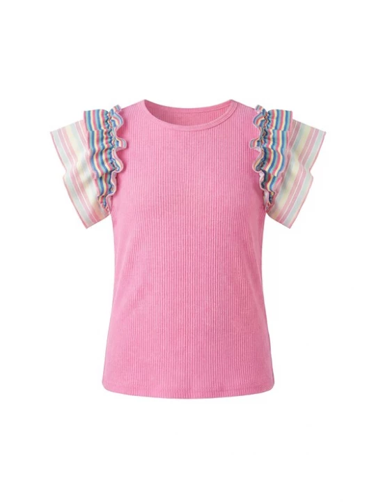 Foto van product usha BLACK LABEL Shirt blauw / lichtgeel / pink / wit