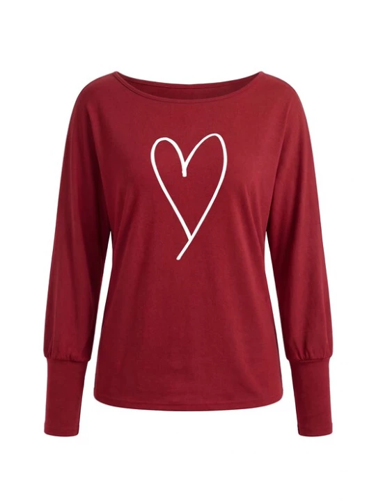 Foto van product usha BLACK LABEL Shirt rood / wit