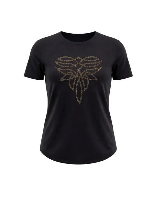 Foto van product usha BLACK LABEL Shirt safraan / zwart