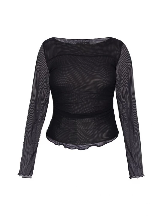 Foto van product usha BLACK LABEL Shirt zwart