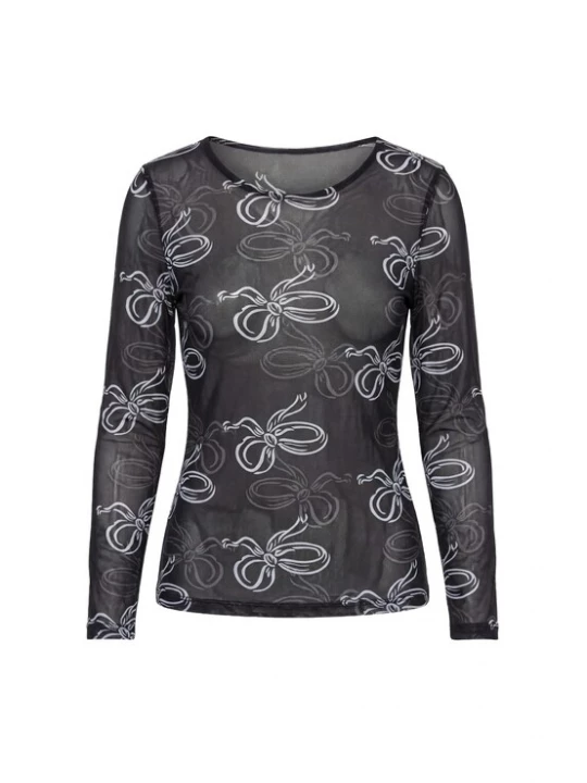 Foto van product usha BLACK LABEL Shirt zwart / wit
