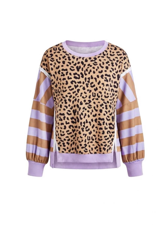 Foto van product usha BLACK LABEL Sweatshirt sering / oranje / zwart