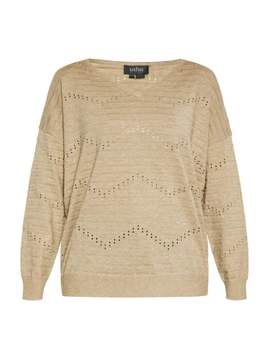 Foto van product usha BLACK LABEL Trui beige