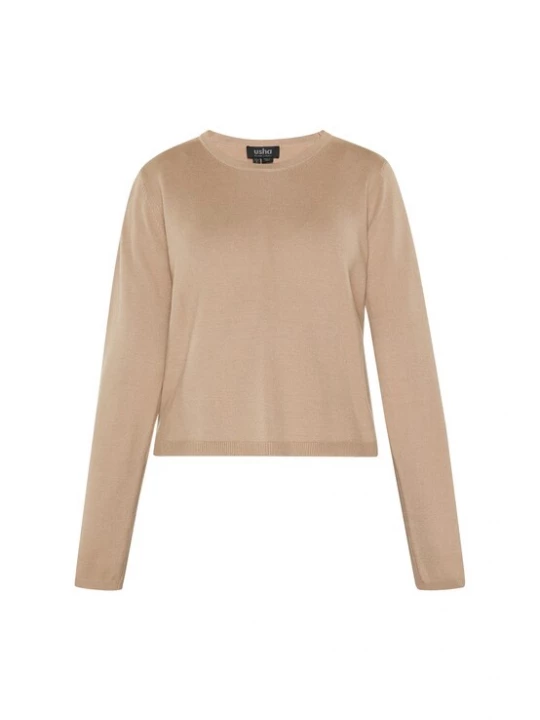 Foto van product usha BLACK LABEL Trui 'Classic' beige