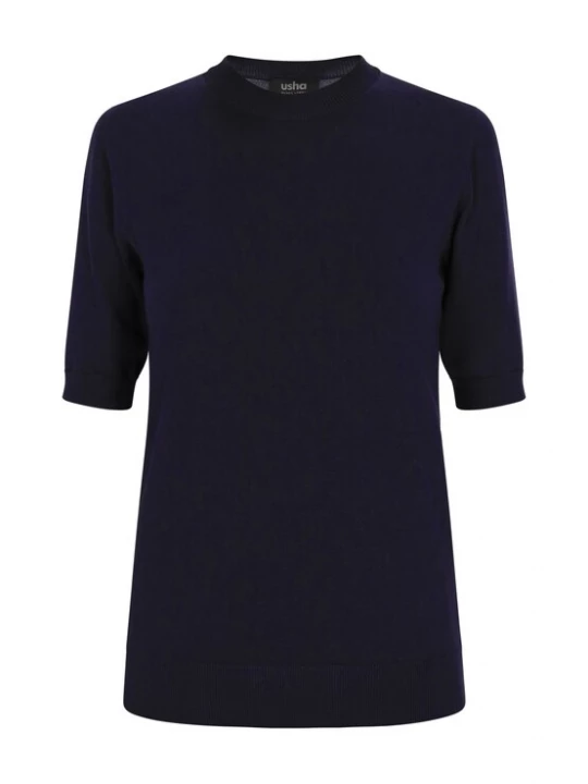 Foto van product usha BLACK LABEL Trui 'Classic Look' navy