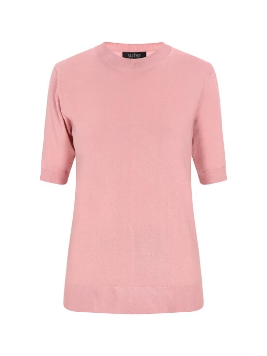 Foto van product usha BLACK LABEL Trui 'Classic Look' rosa