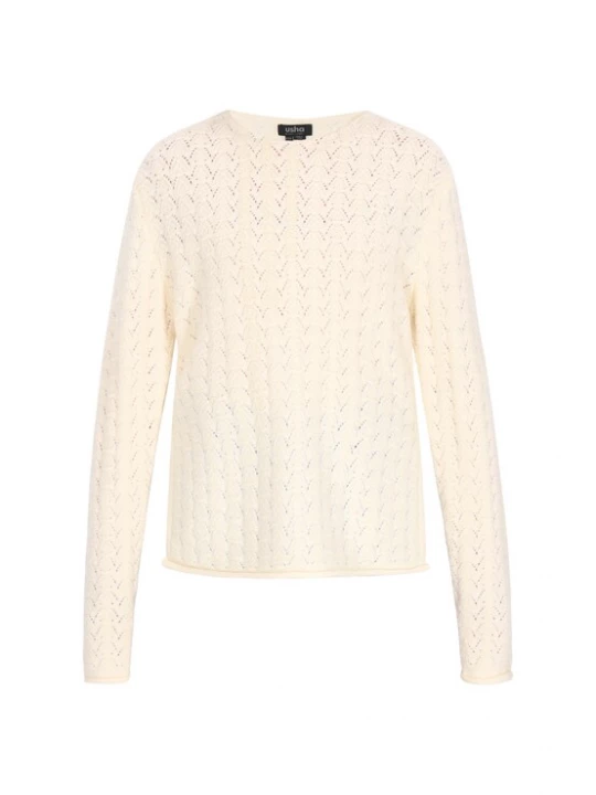 Foto van product usha BLACK LABEL Trui offwhite