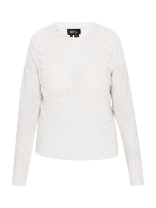 Foto van product usha BLACK LABEL Trui offwhite