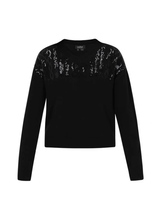 Foto van product usha BLACK LABEL Trui zwart