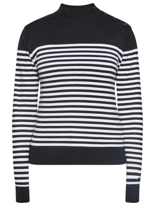 Foto van product usha BLACK LABEL Trui zwart / wit