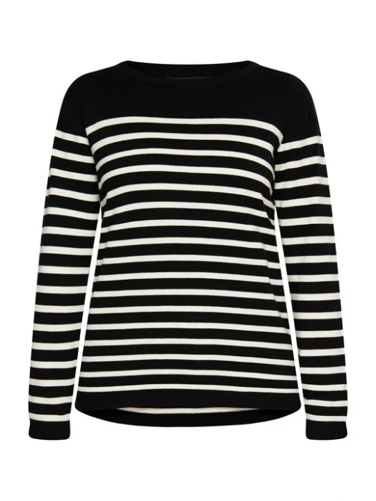 Foto van product usha BLACK LABEL Trui zwart / wolwit