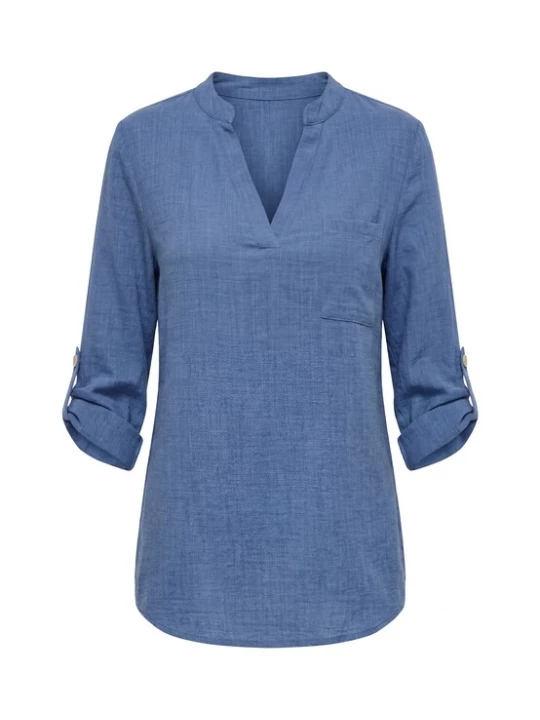 Foto van product usha BLACK LABEL Tuniek blauw gemêleerd