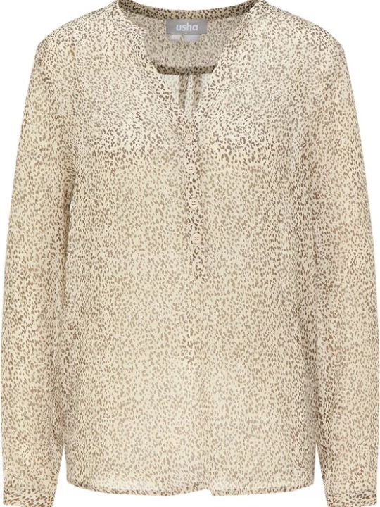 Foto van product Usha Blouse beige / brokaat