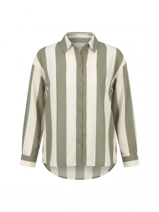 Foto van product Usha Blouse beige / groen