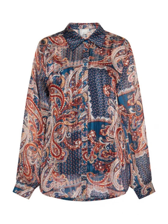 Foto van product Usha Blouse enziaan / gemengde kleuren