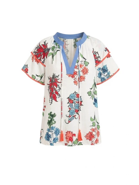 Foto van product Usha Blouse gemengde kleuren