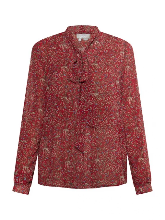 Foto van product Usha Blouse gemengde kleuren / rood