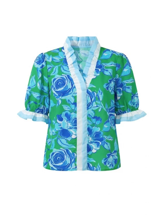 Foto van product Usha Blouse groen