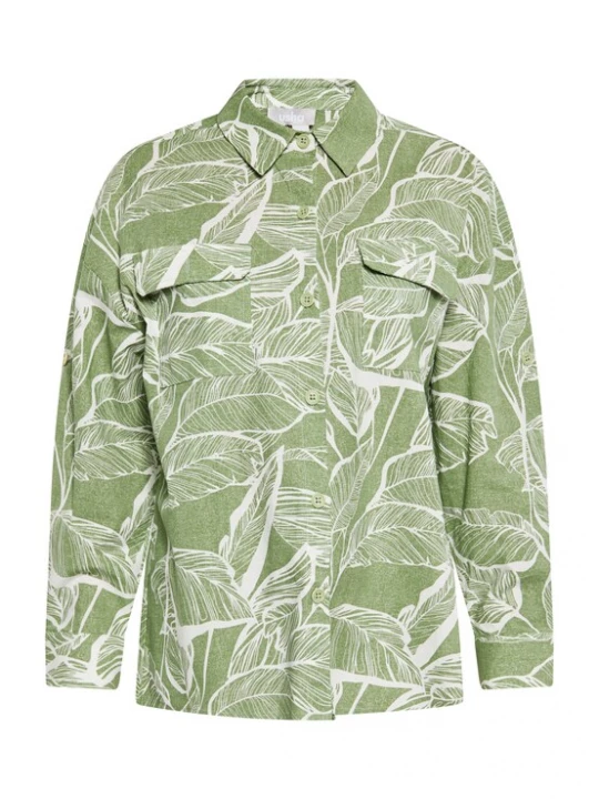Foto van product Usha Blouse groen / wolwit
