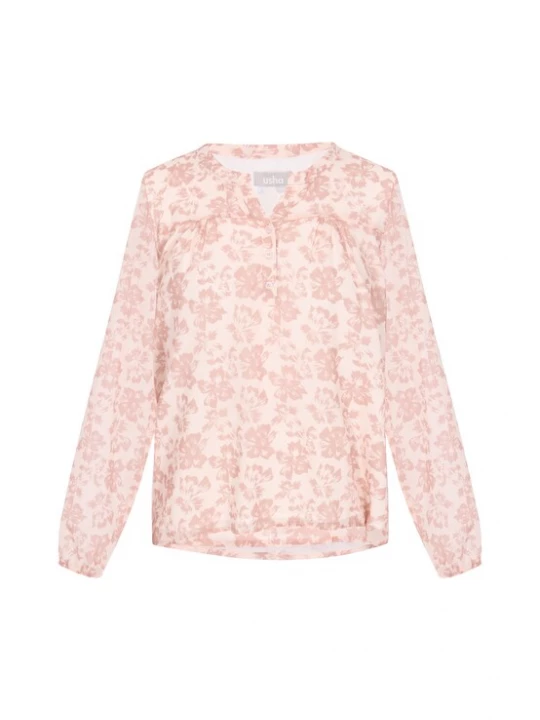 Foto van product Usha Blouse rosa / wit