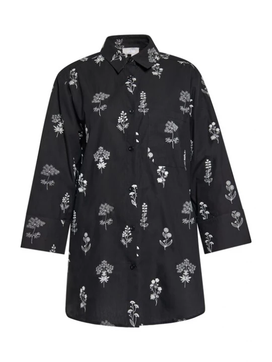 Foto van product Usha Blouse zwart / wit
