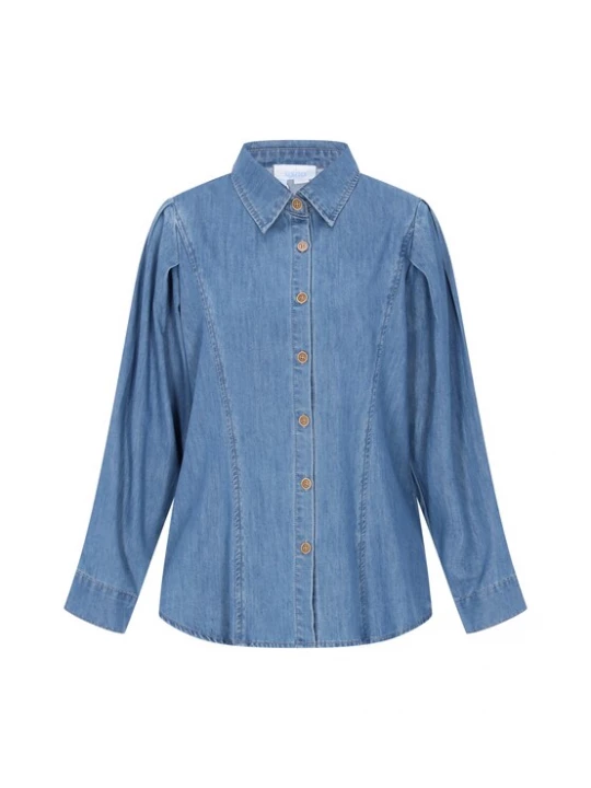Foto van product usha BLUE LABEL Blouse blauw denim