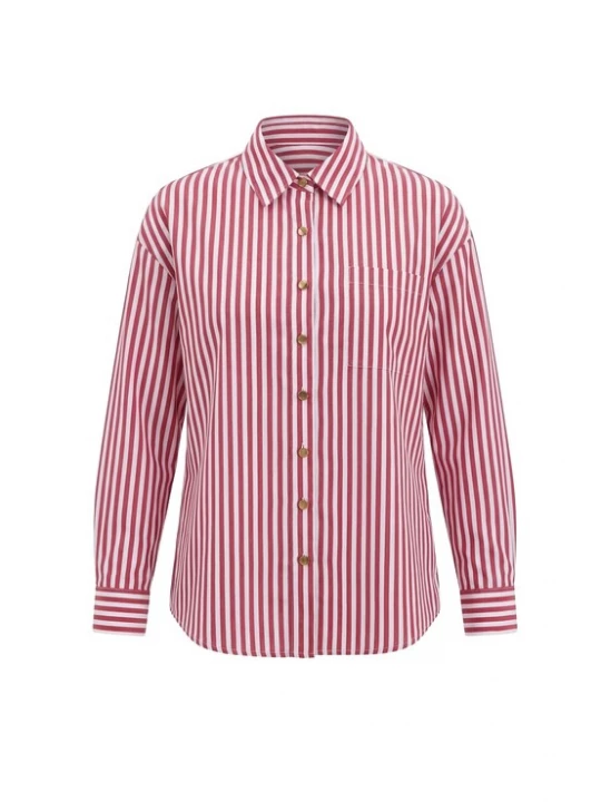 Foto van product usha BLUE LABEL Blouse bourgogne / wit