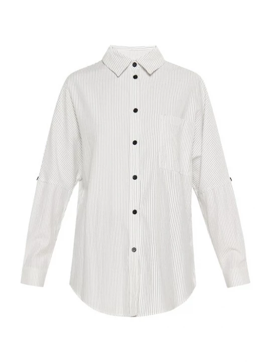 Foto van product usha BLUE LABEL Blouse 'Classic Look' zwart / wit