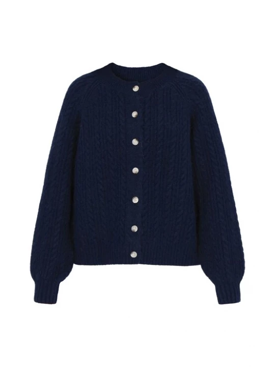 Foto van product usha BLUE LABEL Gebreid vest navy